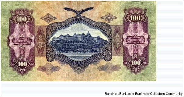 Banknote from Hungary year 1930