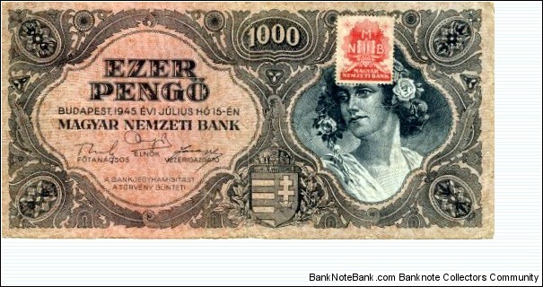 1000 Pengo Banknote