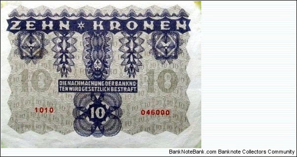 Banknote from Austria year 1922