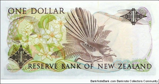 Banknote from New Zealand year 1989