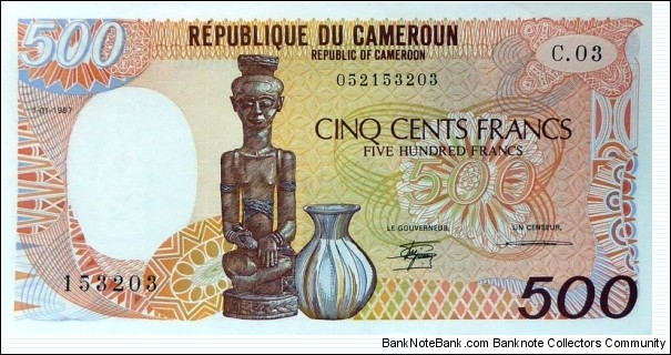 500 Francs Banknote