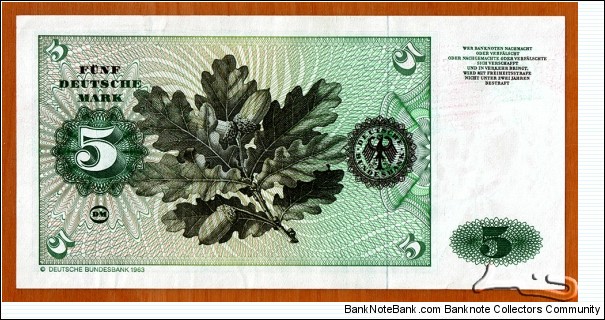 Banknote from Germany year 1980