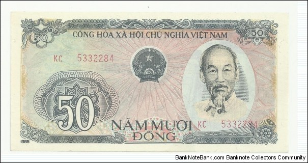 VietNam 50 Ðồng 1985 Banknote
