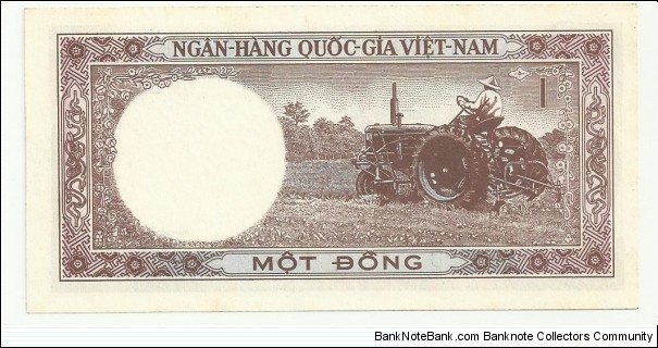 Banknote from Vietnam year 1966