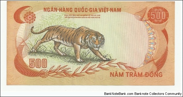 Banknote from Vietnam year 1972