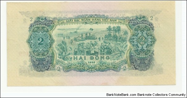 Banknote from Vietnam year 1966