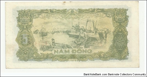 Banknote from Vietnam year 1976