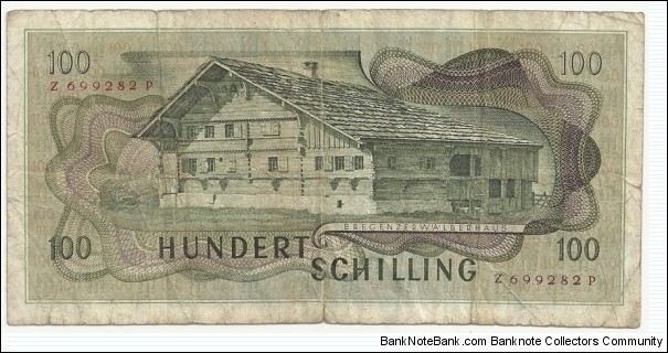 Banknote from Austria year 1969