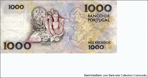 Banknote from Portugal year 1994