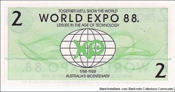 Banknote from Australia year 1988