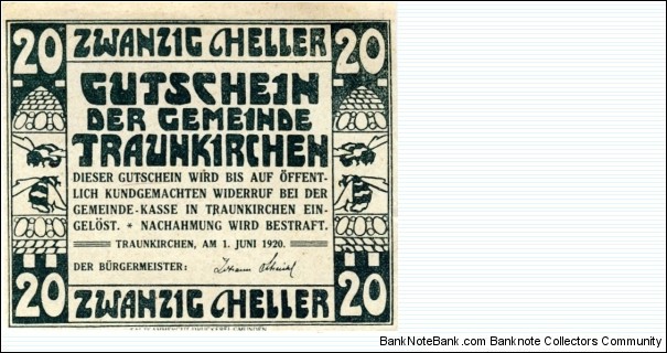 Banknote from Austria year 1920