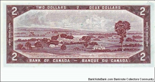 Banknote from Canada year 1954