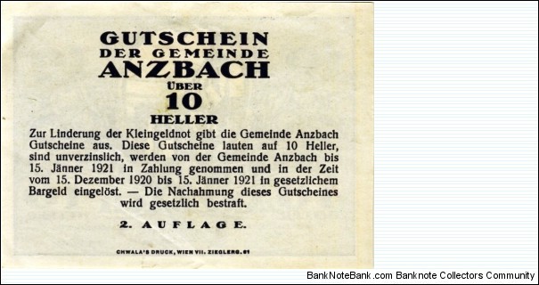 Banknote from Austria year 1920