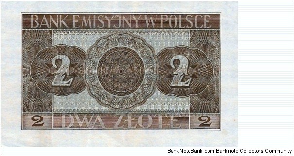 Banknote from Poland year 1940