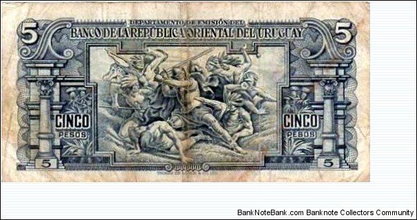 Banknote from Uruguay year 1939