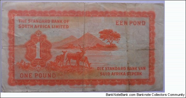 Banknote from South Africa year 1959