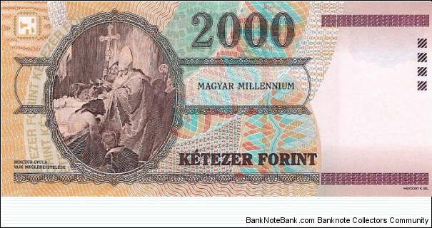 Banknote from Hungary year 2000