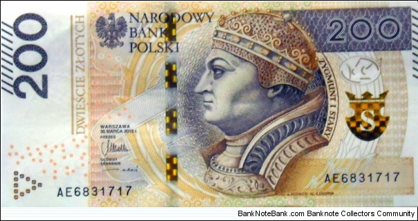 200 Złotych Banknote