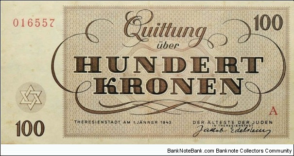 Banknote from Czech Republic year 1943