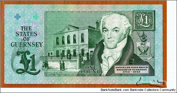 Banknote from Guernsey year 1991