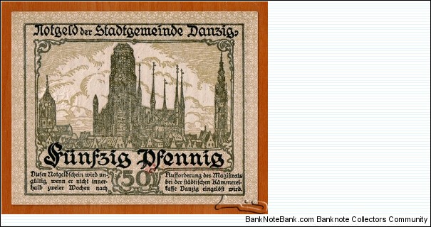 Banknote from Poland year 1919