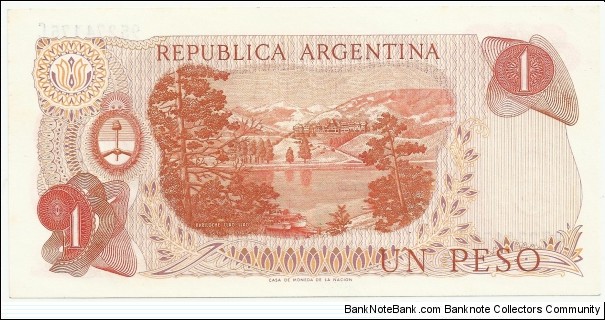 Banknote from Argentina year 1970