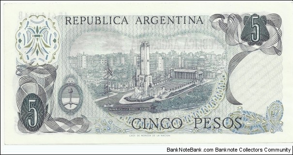 Banknote from Argentina year 1973