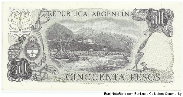 Banknote from Argentina year 1976