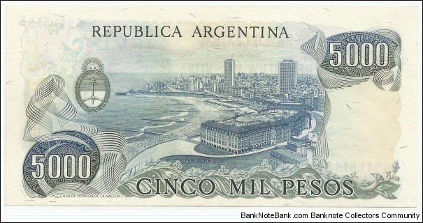 Banknote from Argentina year 1978