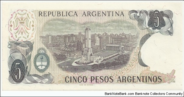 Banknote from Argentina year 1983