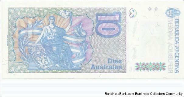 Banknote from Argentina year 1986