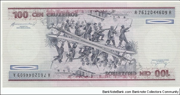 Banknote from Brazil year 1981