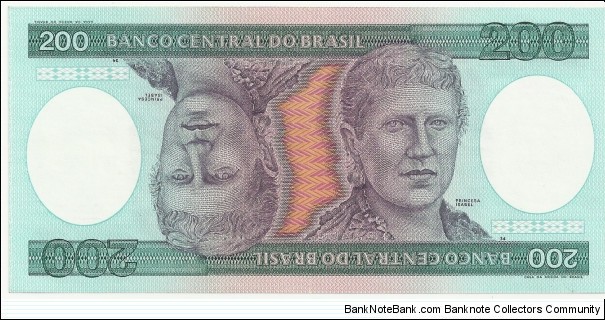 Brasil 200 Cruzeiros ND(1981-85) Banknote