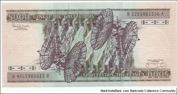 Banknote from Brazil year 1985