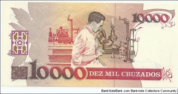 Banknote from Brazil year 1989