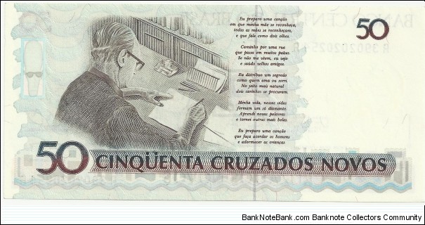 Banknote from Brazil year 1990