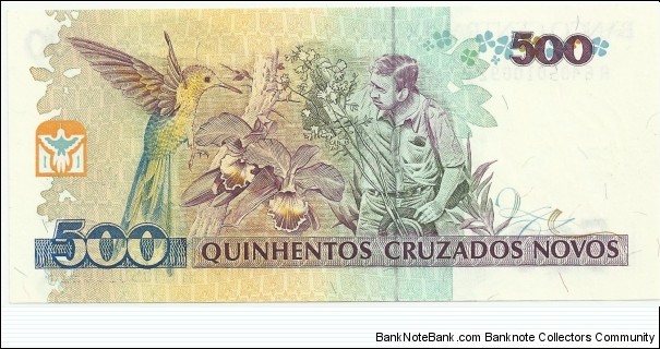 Banknote from Brazil year 1990