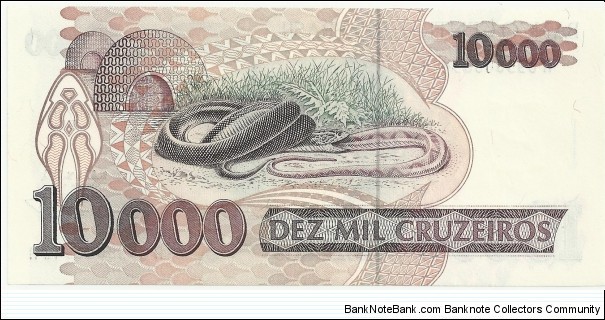 Banknote from Brazil year 1991