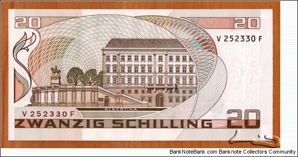 Banknote from Austria year 1986