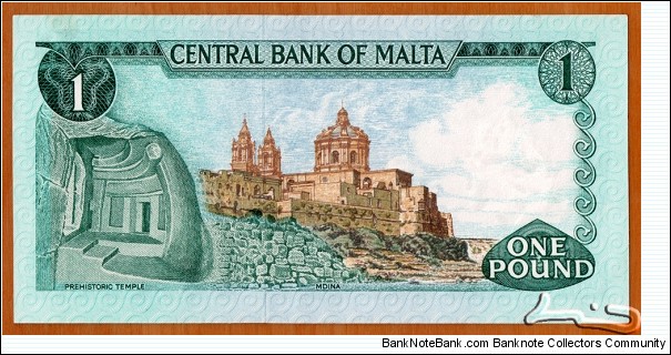 Banknote from Malta year 1973