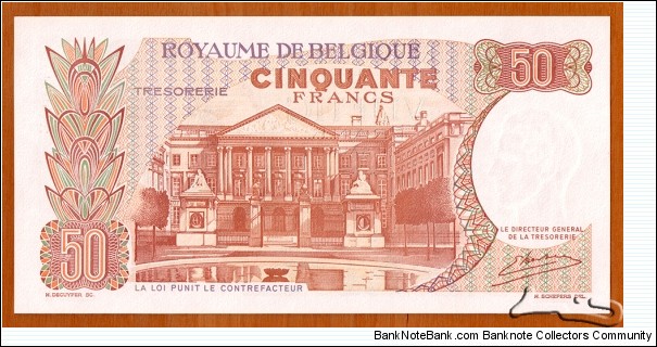 Banknote from Belgium year 1966