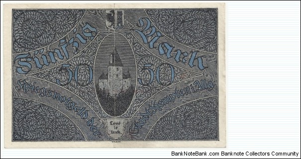 Banknote from Germany year 1918