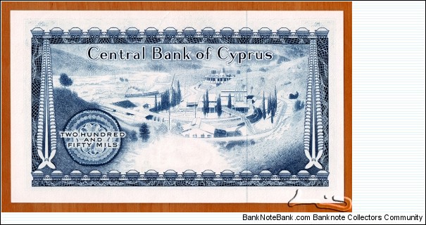 Banknote from Cyprus year 1979