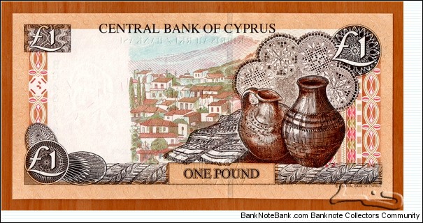 Banknote from Cyprus year 2004