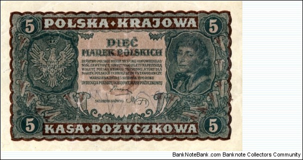 5 Marek Banknote
