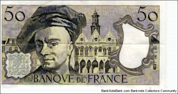 50 Francs - Banque de France Banknote