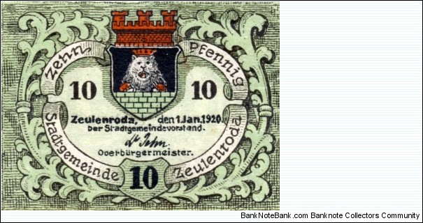 Banknote from Germany year 1920