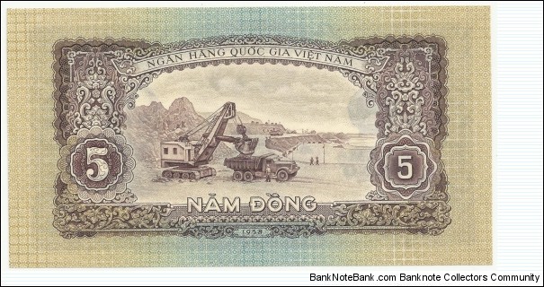 Banknote from Vietnam year 1958