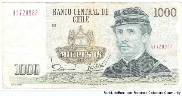 1000 Pesos Banknote