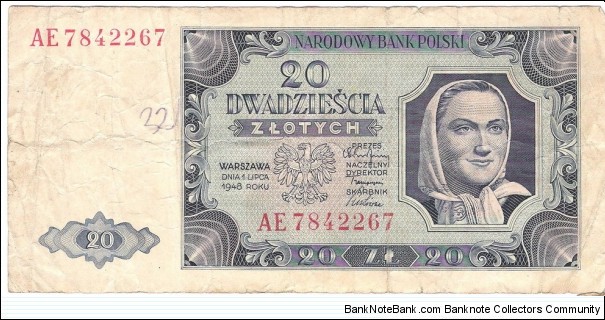 20 Zloty Banknote